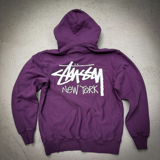 Stussy New York Exclusive Purple Hoodie (Size Large) - NEW