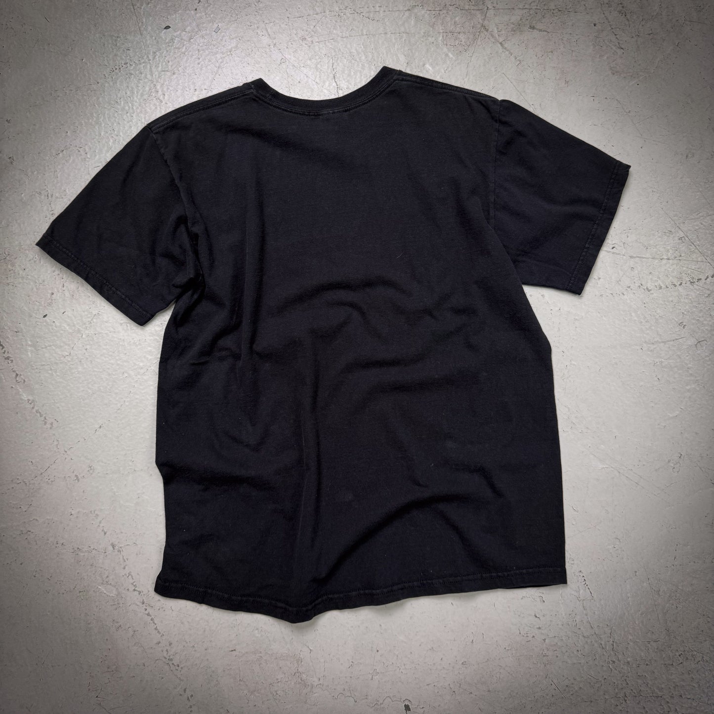 Supreme Paint Logo Black Tee (Size Medium)