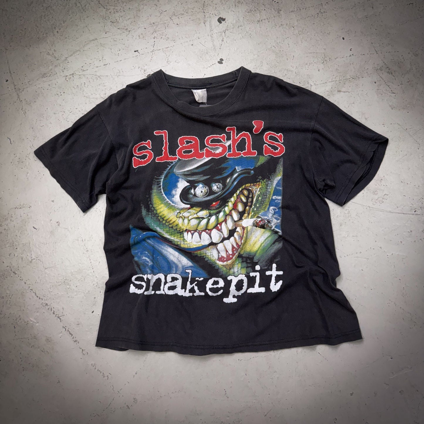 90s Snake Pit Slash Tee (Size Medium)