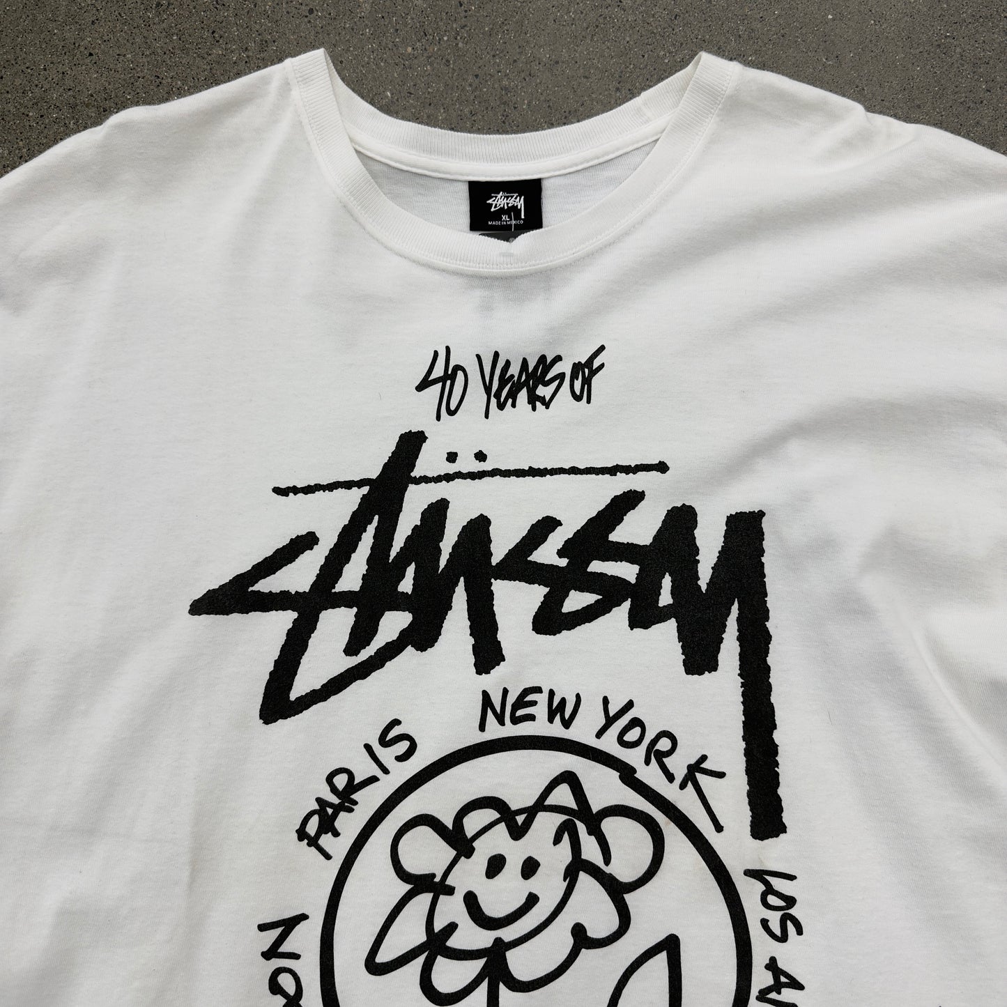 Stussy x Marc Jacobs Collab Worldwide Tee SZ XL