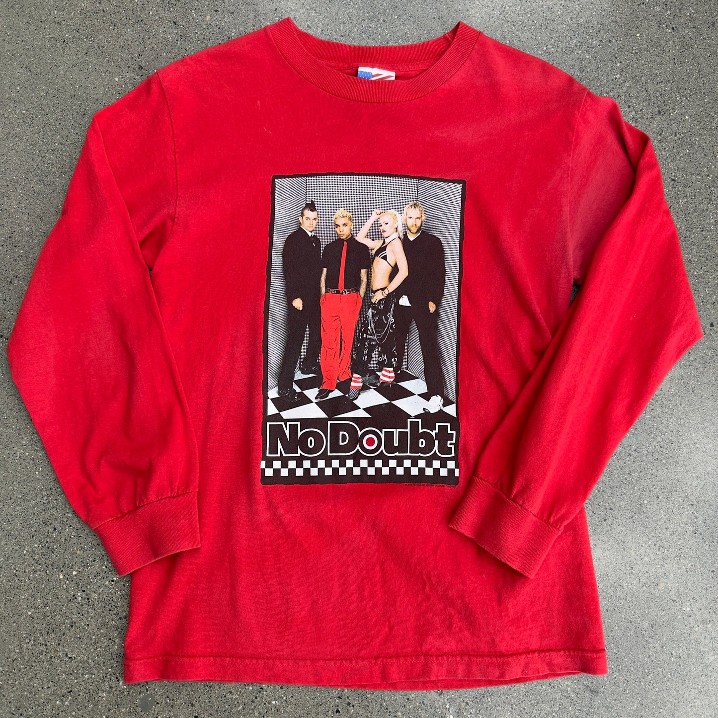 2002 No Doubt Tour L/S Red SZ S