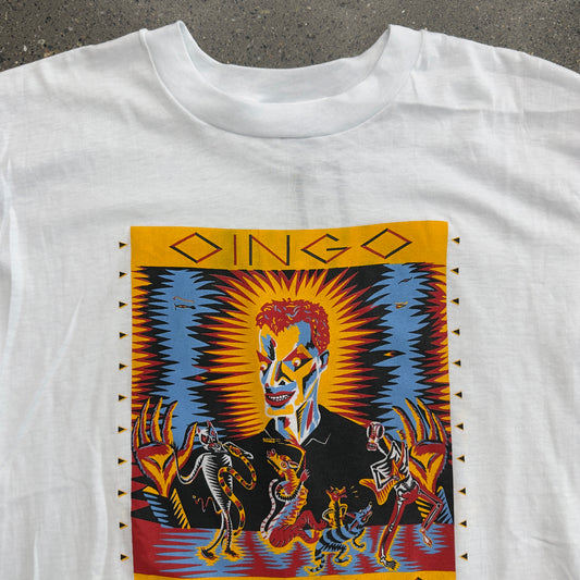 80s Oingo Boingo Band Tee White SZ XL