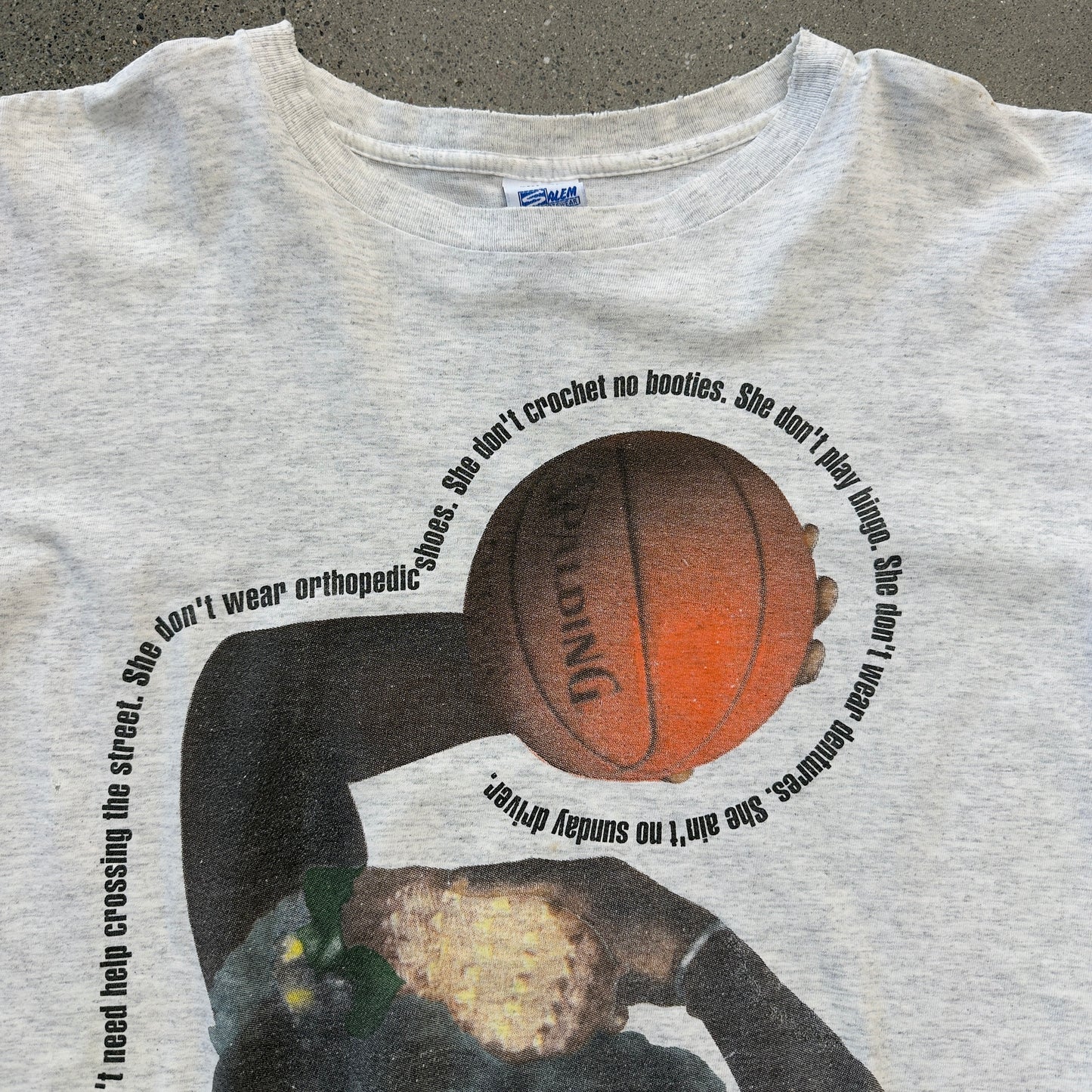 90s Larry Johnson Grandmama Converse Wraparound Dunking SZ XL