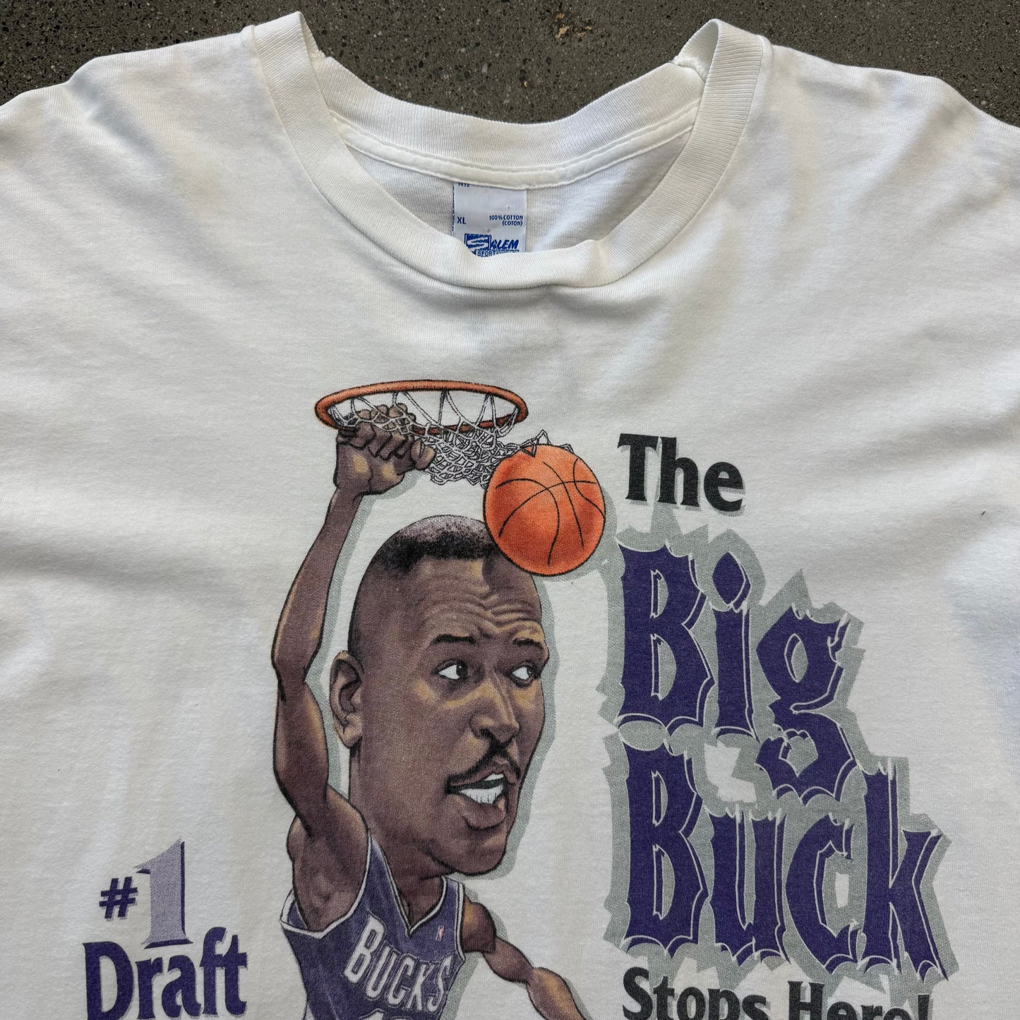 1994 Glenn Robinson First Overall Pick Rookie Tee SZ XL