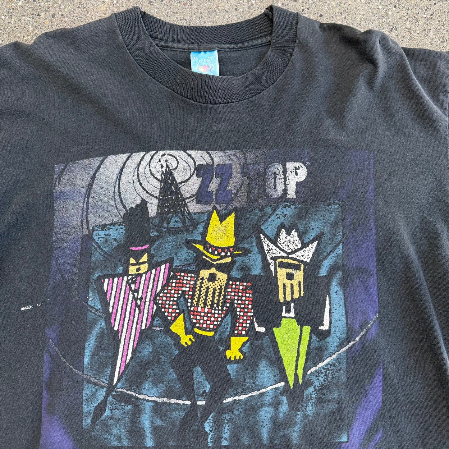 ZZ Top Antenna 90s Tour Tee SZ XL