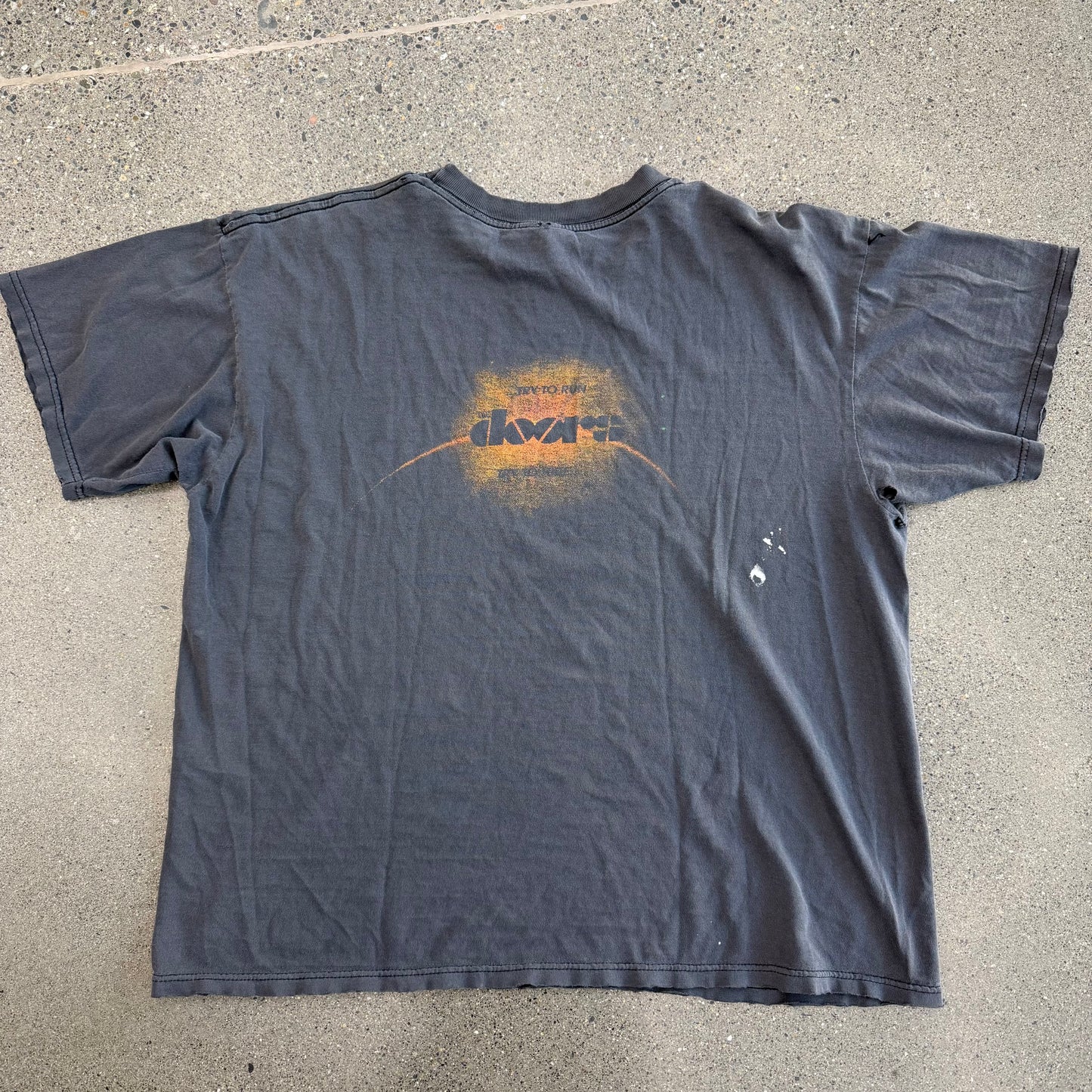 1998 Doors Tee Faded Try to Run SZ XL