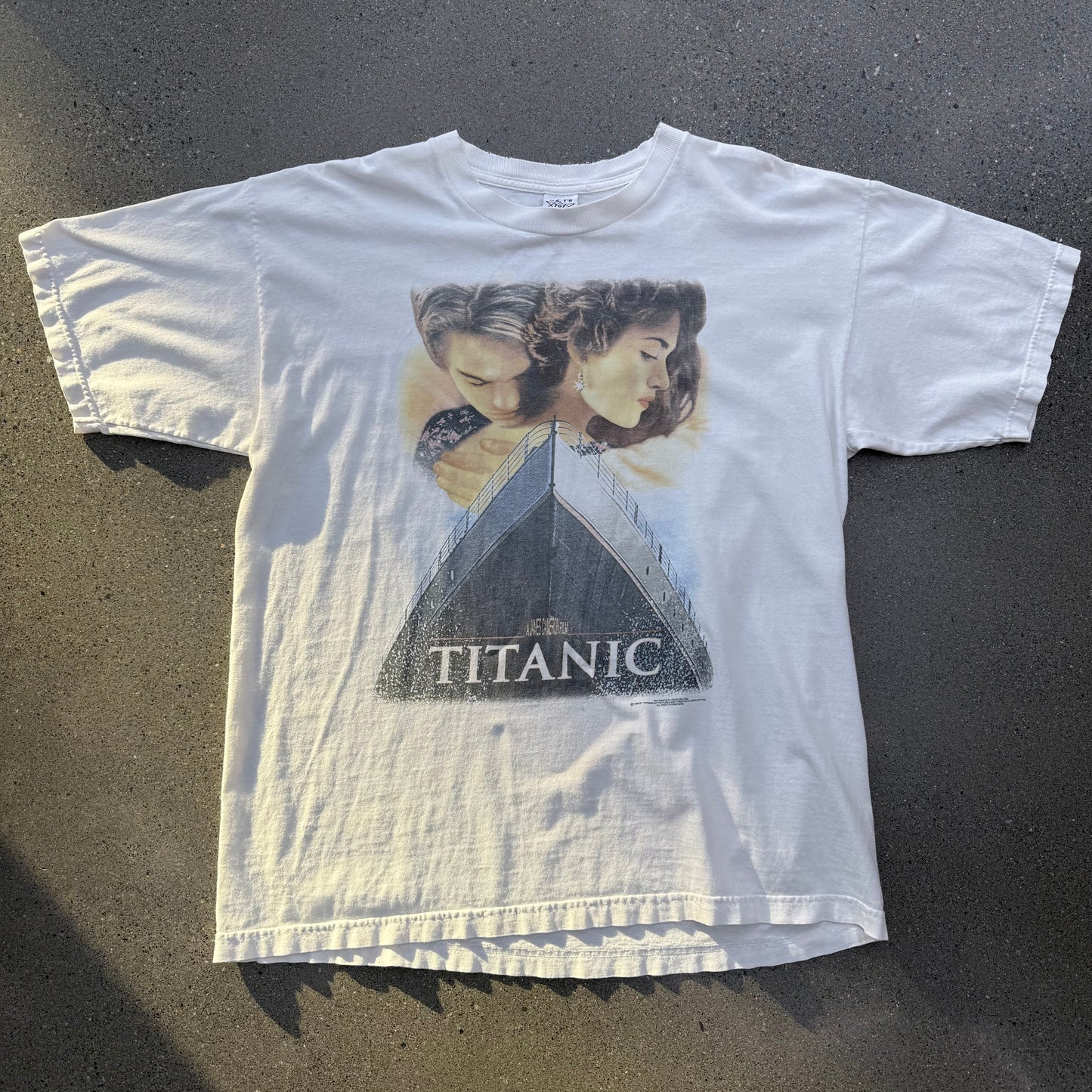1998 Titanic Movie Promo Tee SZ XL
