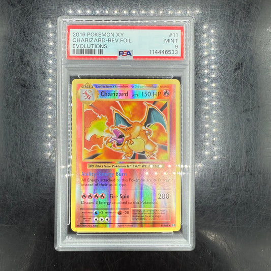 Charizard Evolutions 2016 PSA 9