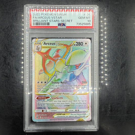 Arceus Rainbow 2022 PSA 10