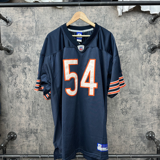 Brian Urlacher #54 Bears Blue Reebok SZ XXL