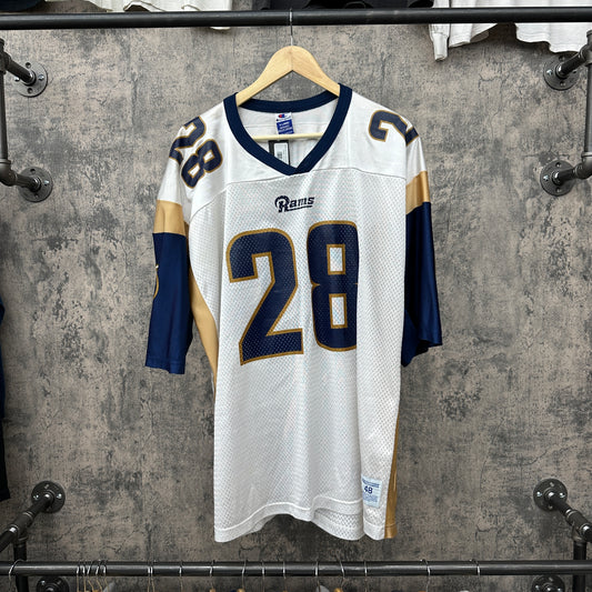Marshall Flauk #28 Rams White SZ XL