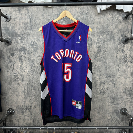 Vince Carter #15 Nike Purple Raptors SZ L