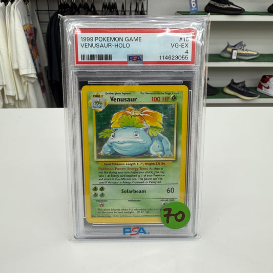 1999 Venasaur Base Set PSA 4