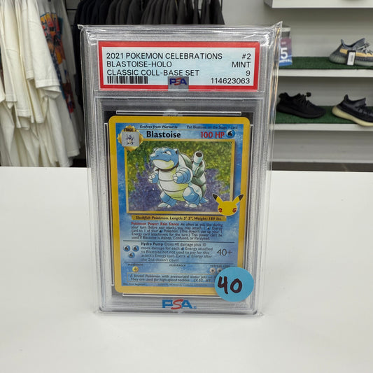 Blastoise Celebrations PSA 9