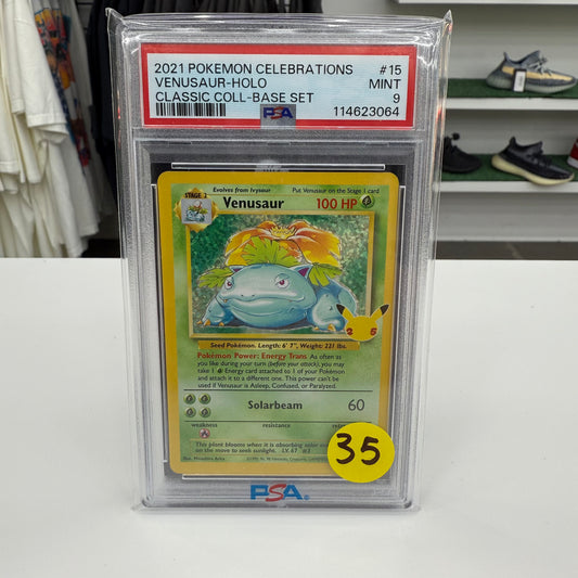 Venusaur Celebrations Holo PSA 9