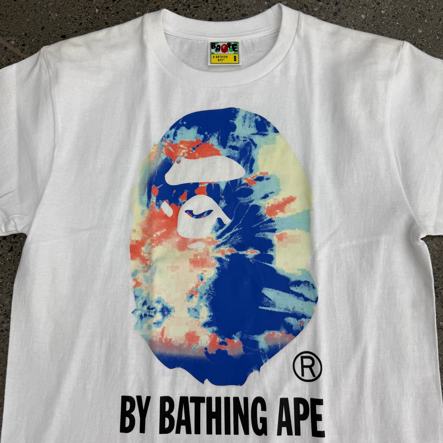 Bape Tee Tie Dye