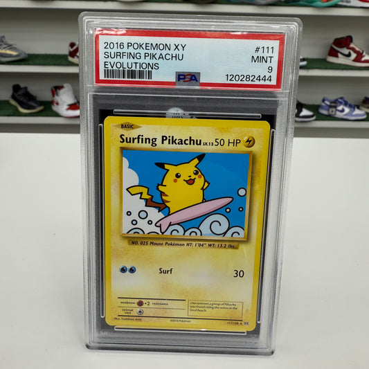 2016 Surfing Pikachu PSA 9