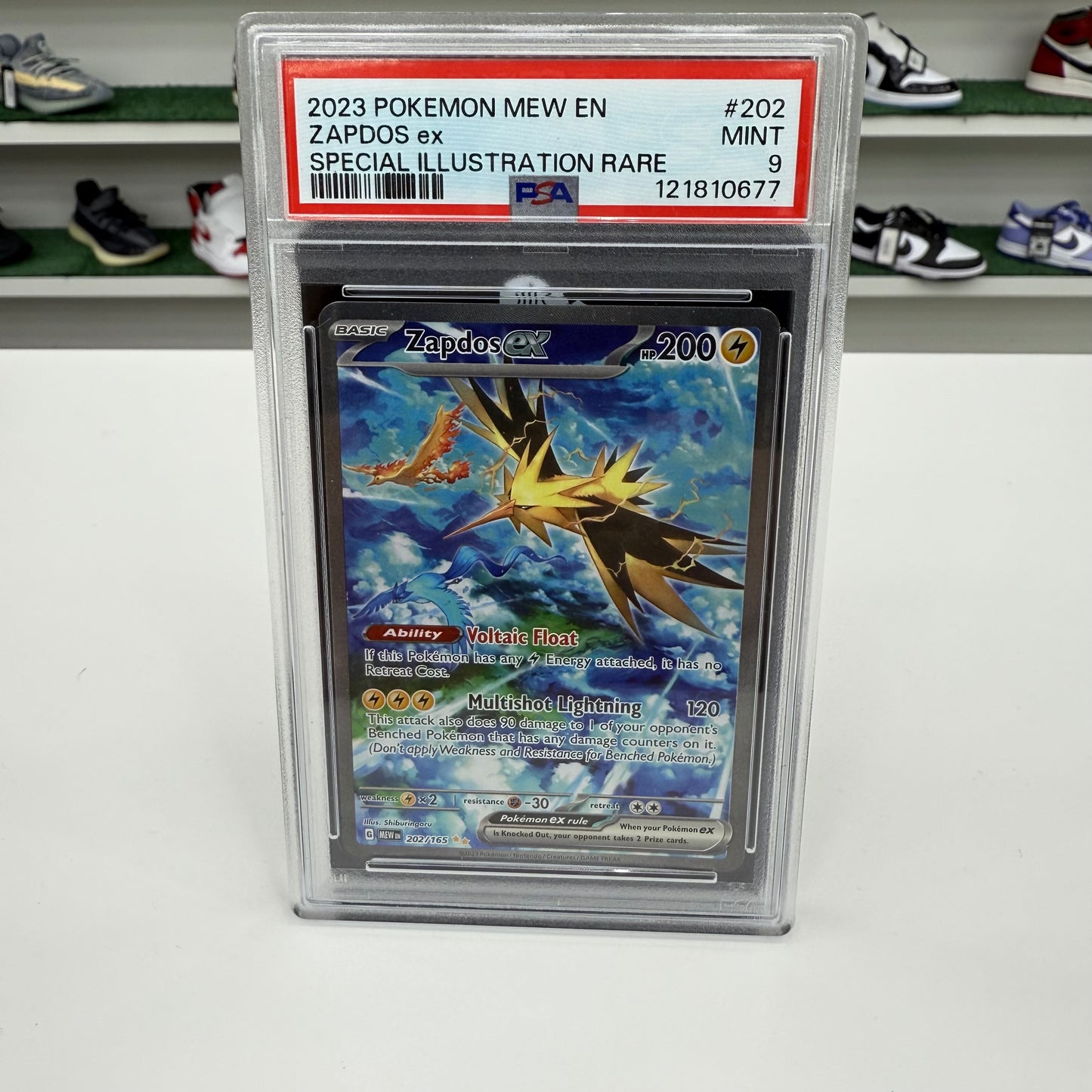 2023 Zapdos EX SIR PSA 9