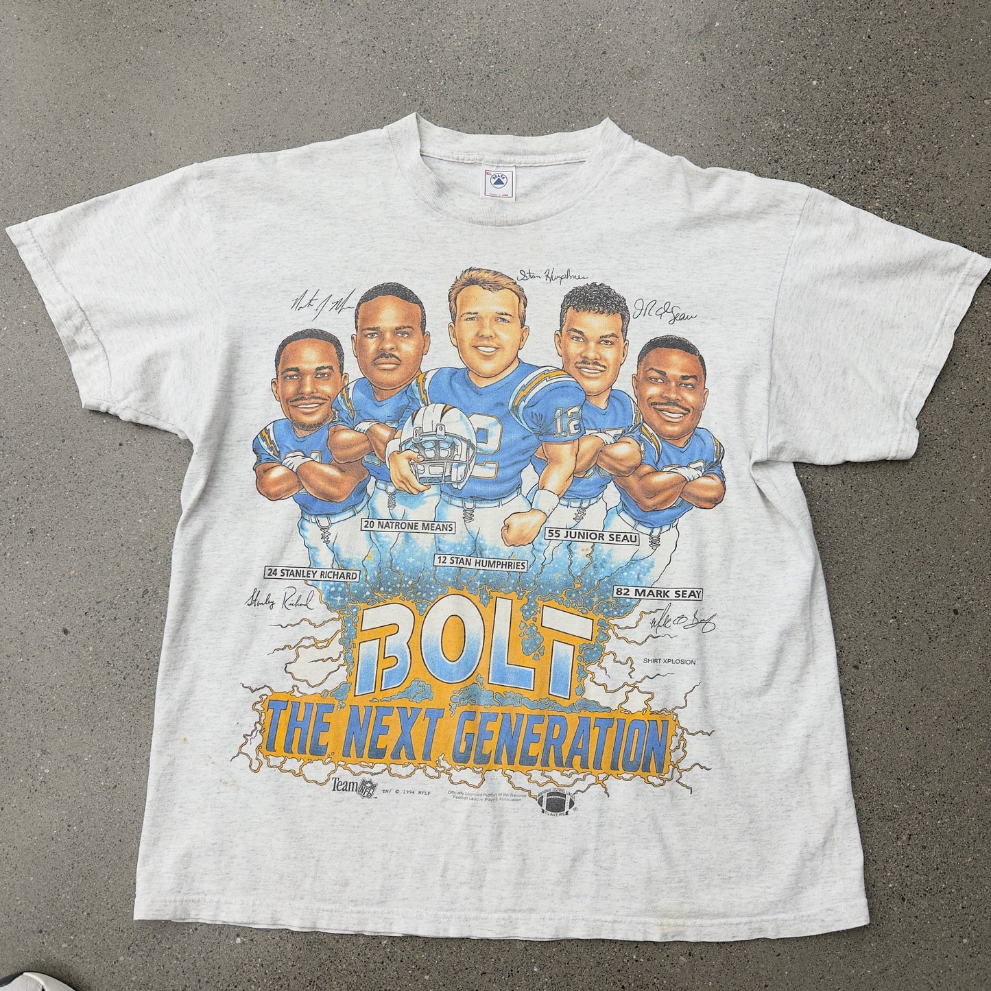 1994 NFL Chargers TNG Tee SZ XL