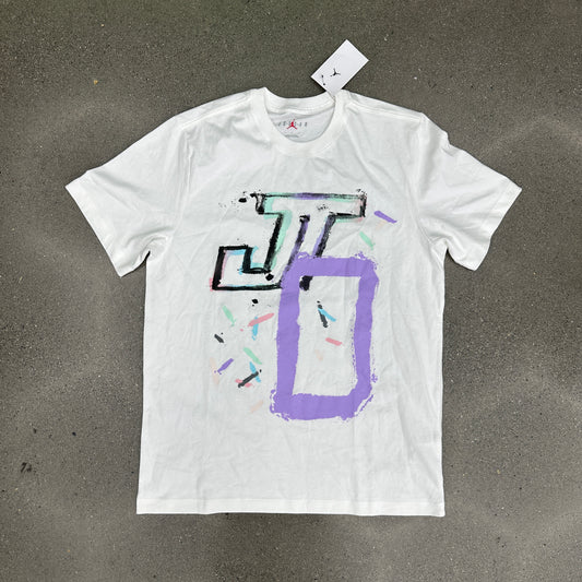 Jayson Tatum x Jordan White Tee SZ M (NEW)