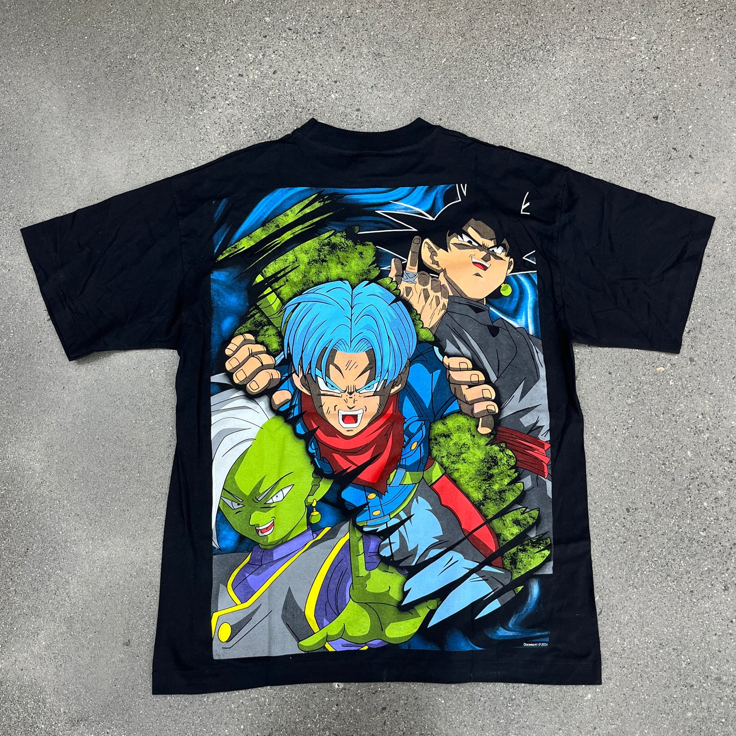 Doc Wear Trunks DBZ Super Tee Black SZ XL