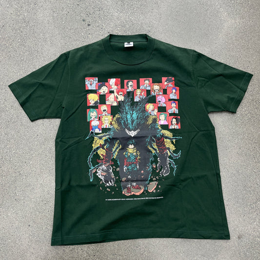 2023 My Hero Academia Tee Green SZ L