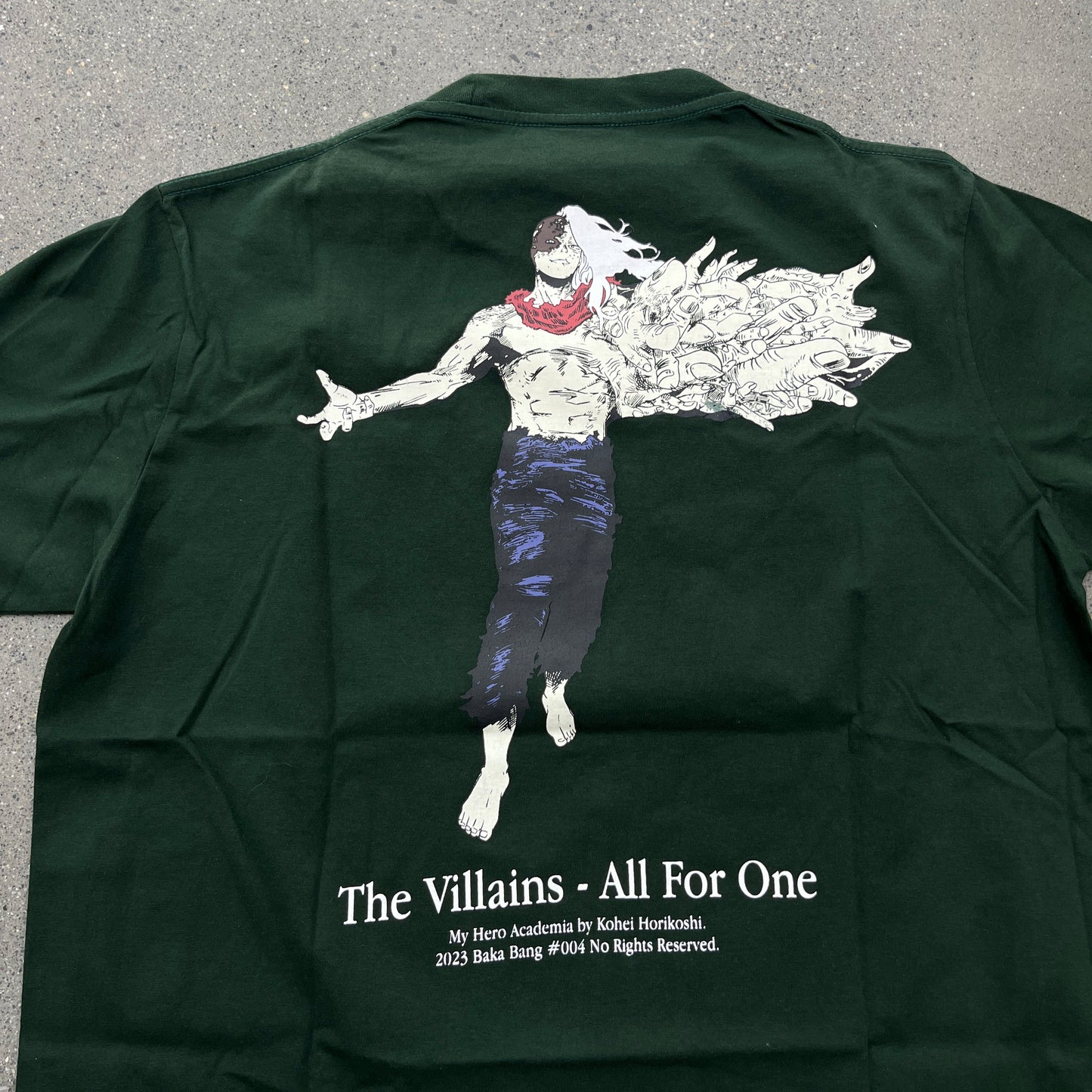 2023 My Hero Academia Tee Green SZ L