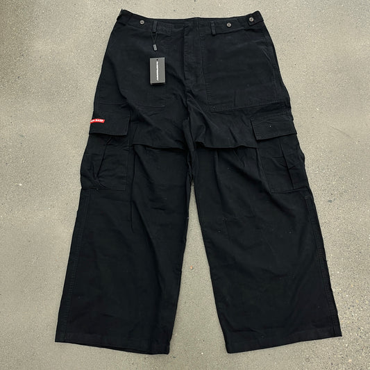 Raspberry Black Cargo Pants SZ XL