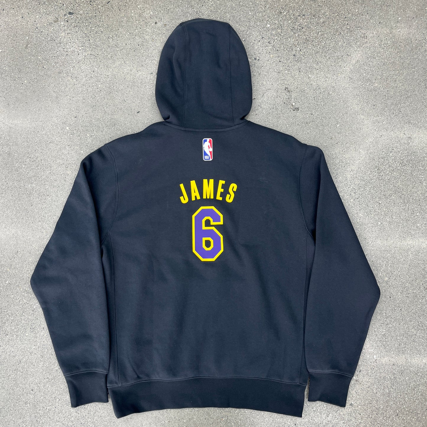 Lakers Lebron Nike Hoodie Black #6 SZ M (NEW)