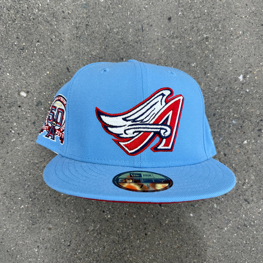 Angels Fitted Hat SZ 7 1/2