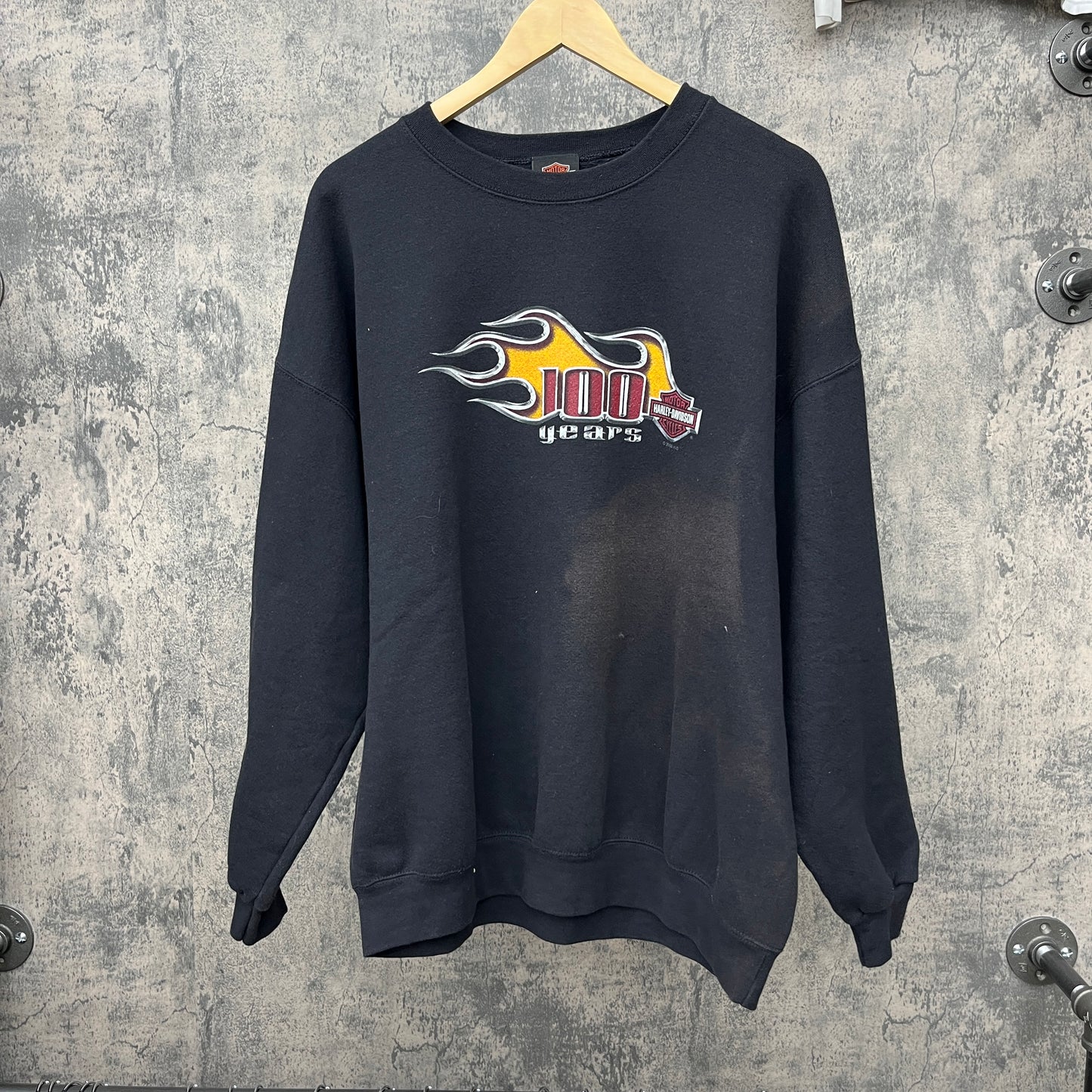 2003 Harley 100 Years Anniversary Crewneck Wisconsin SZ XL