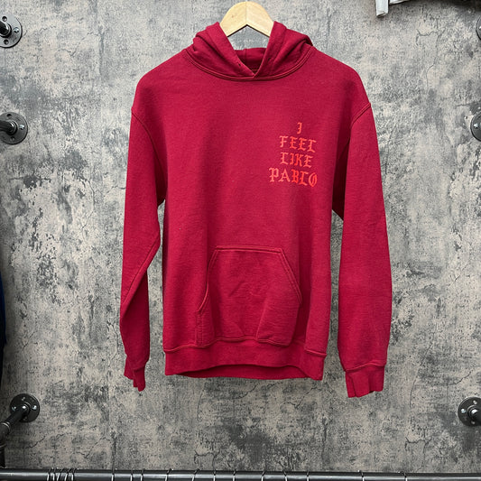 2016 I feel like Pablo Maroon Hoodie SZ Small