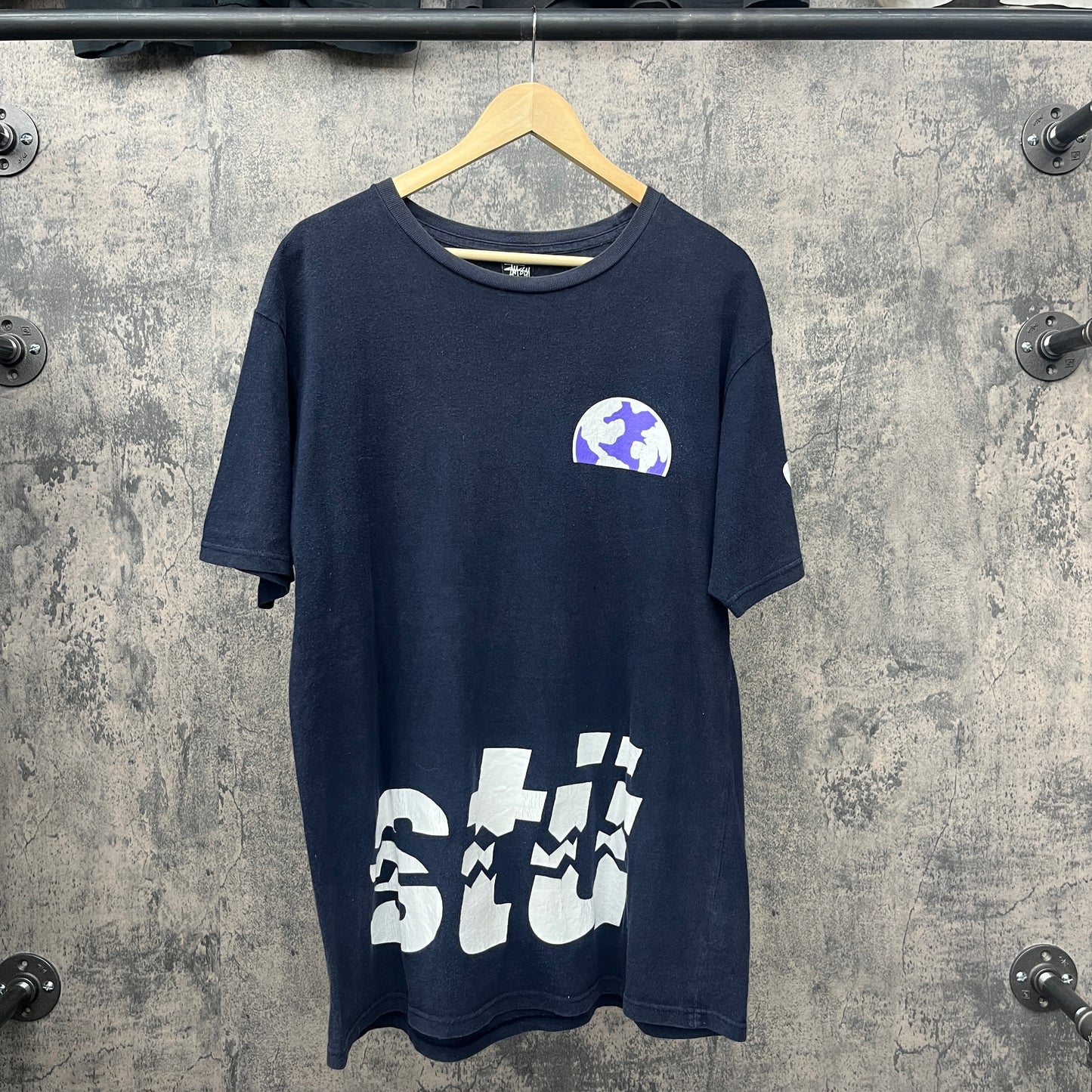 Stussy Tee Destroy Globe SZ XL