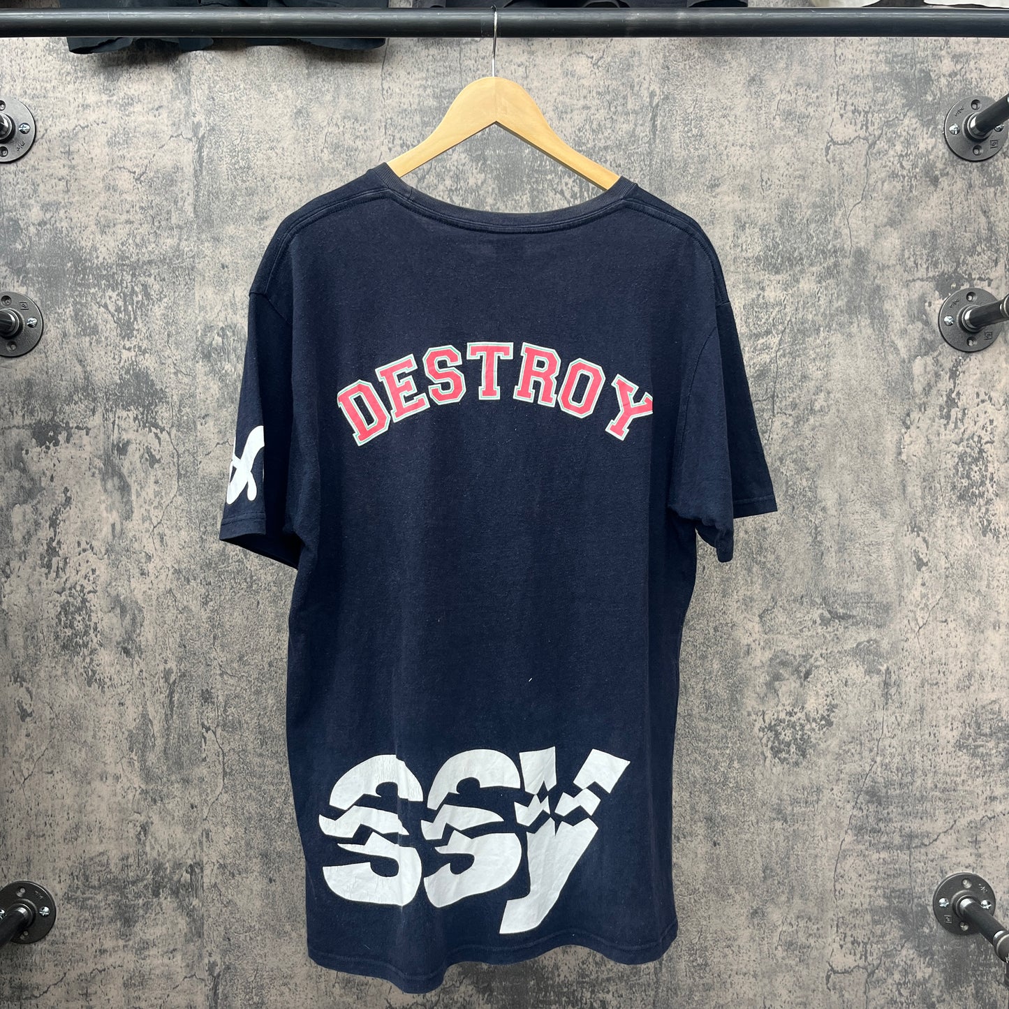 Stussy Tee Destroy Globe SZ XL