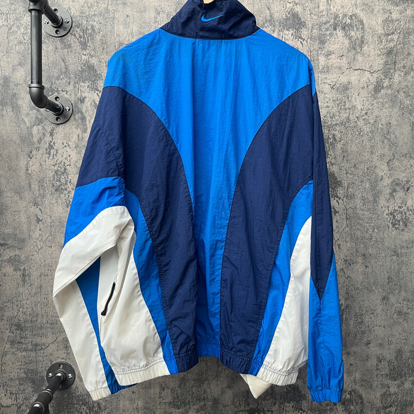 **90s Nike Windbreaker Royal / Navy Blue SZ XL
