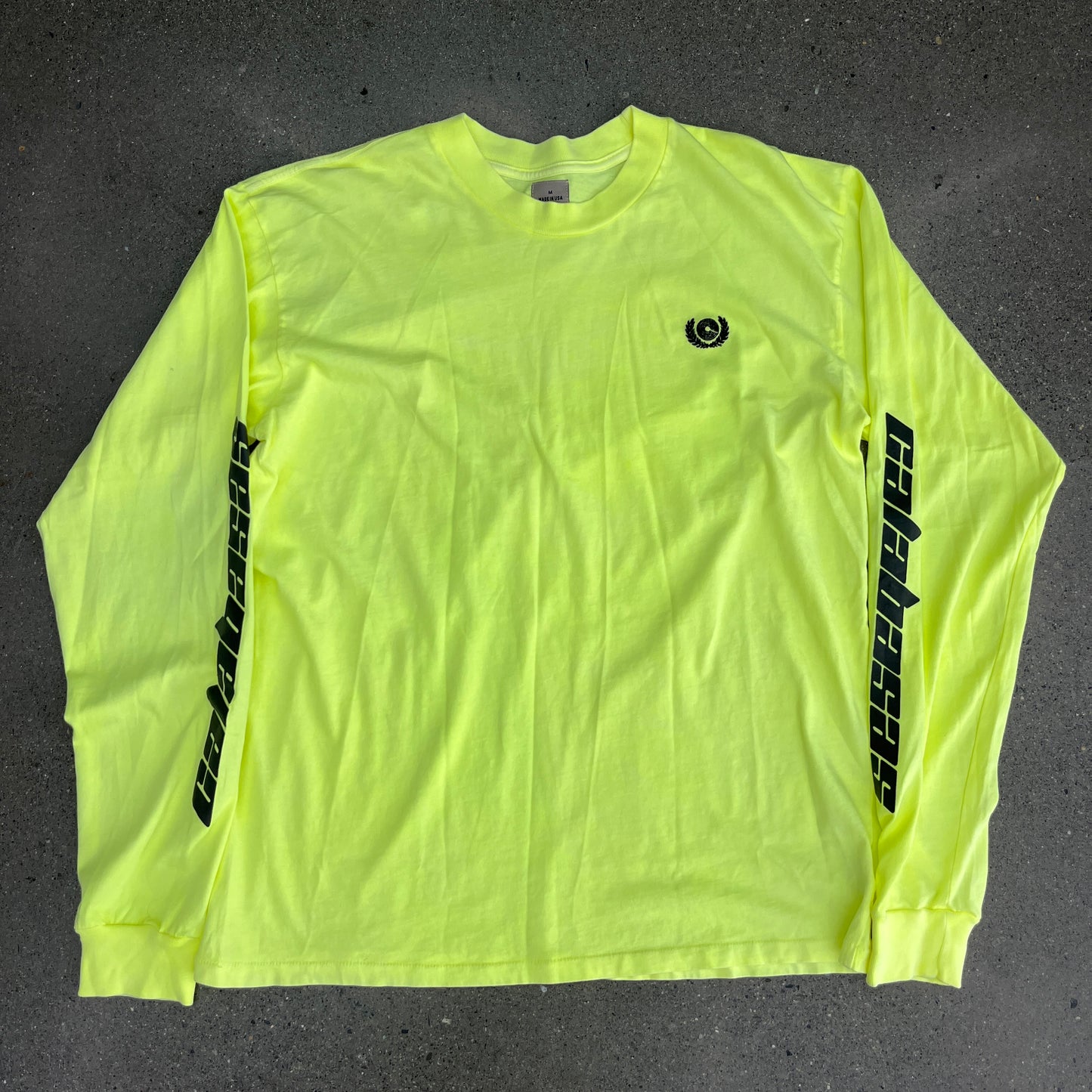 Yeezy Calabasas Neon Green L/S SZ M