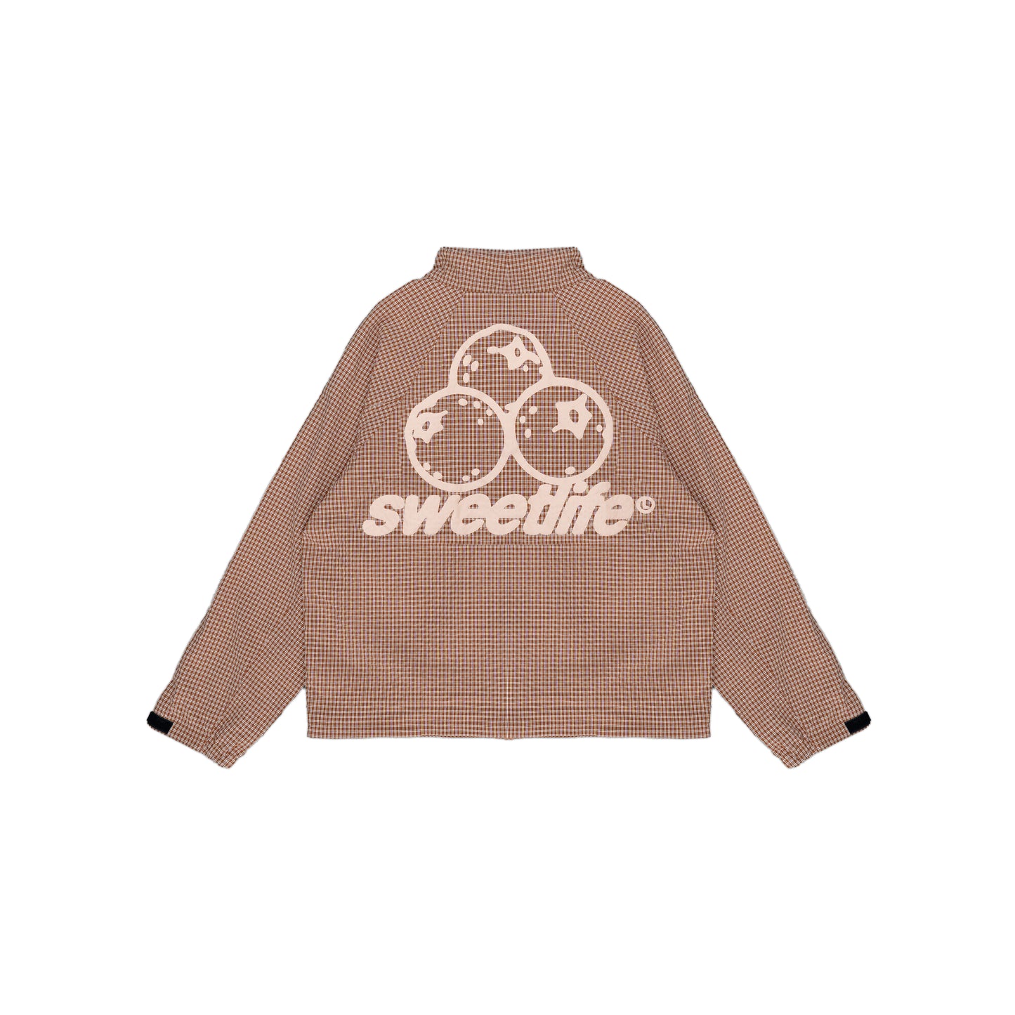Sweetlife x Tribute Plaid Shell Jacket Burnt Orange (Multiple Sizes)