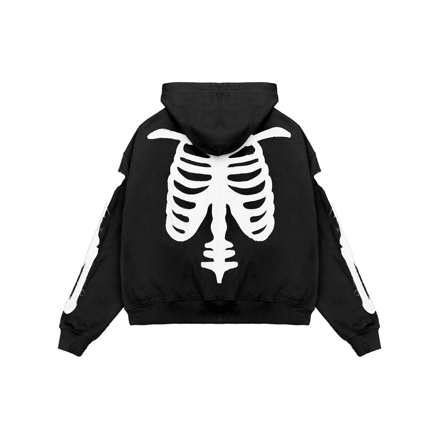Tribute Black Skeleton Zip-Up (Multiple Sizes)