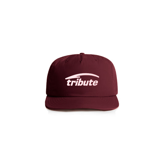 Tribute Nylon Surf SnapBack Burgundy