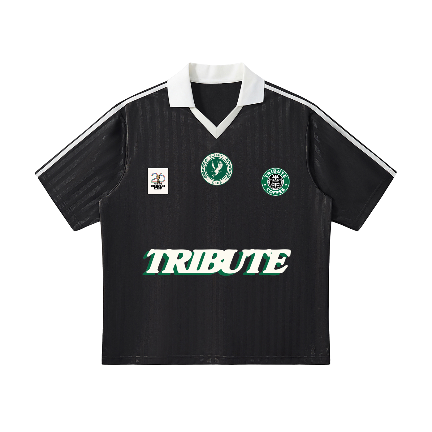 Tribute Soccer Jersey - Black