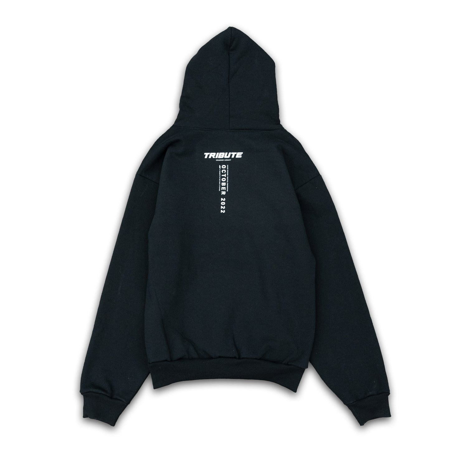 Black hoodie with Swarovski Crystal Skull - SEVENLABNYC